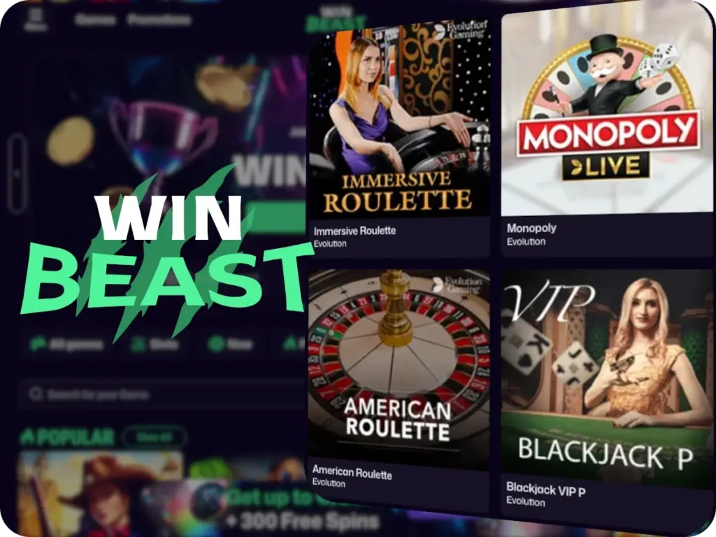 WinBeast Live Games